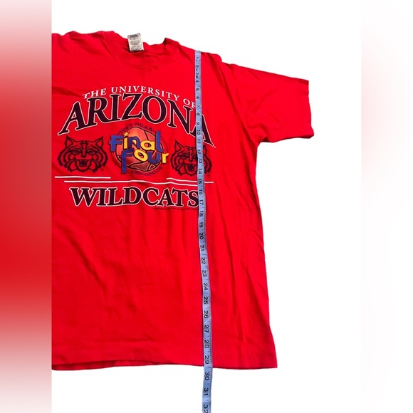 Vintage University Of Arizona Final Four Wildcats 90’s 1997 T Shirt Size XL Red - Picture 4 of 5